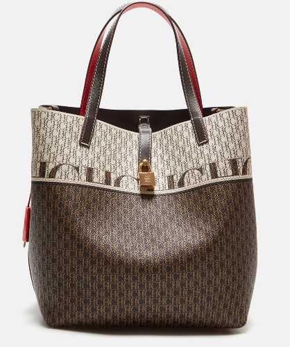 Matryoshka Locked M | Medium shoulder bag little caracas/little el dorado/marrón testa/rojo - CH Carolina Herrera Spain