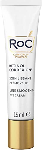 RoC - Retinol Correxion Suavizado de Líneas Crema Contorno de Ojos - Reduce Visiblemente la Hinchazón y las Ojeras - Antiarrugas y Antiedad - 15 ml - 15 ml (Paquete de 1)