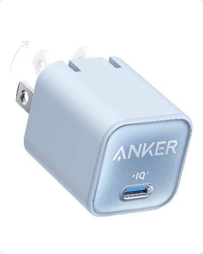 Misty Blue • Anker Nano 3 • USB-C Charger