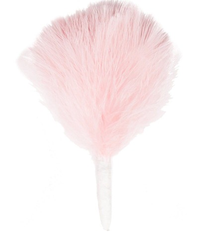 Body Feather Tickler Pom - Pale Pink