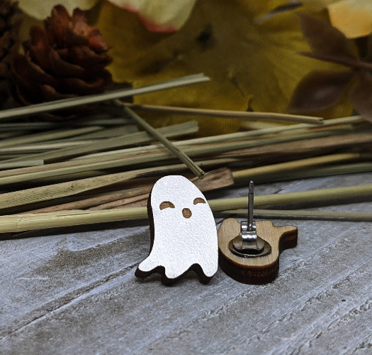 Ghost Earrings - Surgical Steel