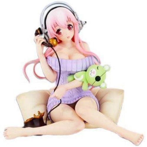 SoniComi (Super Sonico) - Sonico - Seikatsu Micchaku Shuzai Special Figure - Chatting Time ver - Pre Owned