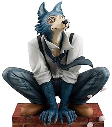WIJJZY Aoemone Beastars Legoshi Timber Wolf Anime Figuren Modell Spielzeugschmuck Anime Fans und Otaku Modell Geburtstagsgeschenk Statue Collection Dekoration