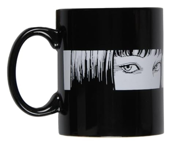 JUST FUNKY Junji Ito Collection Anime Merch Tomie Kawakami 16 OZ Ceramic Coffee Mug Tea Cup