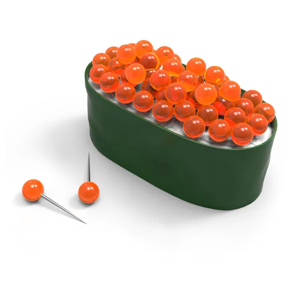 Maki Tacks Sushi Pushpins and Holder - 