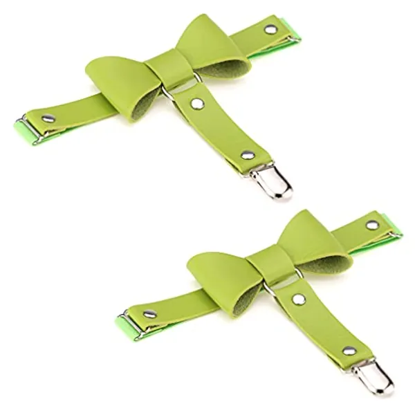Women Butterfly Knot Garter Belt Punk Gothic Leg Harness Garters Anti-Slip Clips Elastic Thigh Ring Garter Adjustable