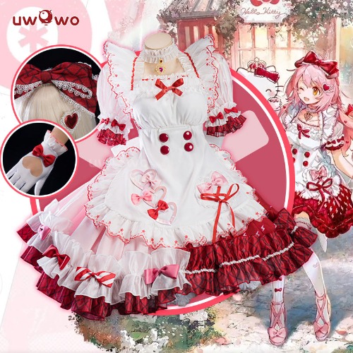 【Pre-sale】Uwowo Game Arknights Goldenglow Susie Party in the Garden Cosplay Costume | Set A:S