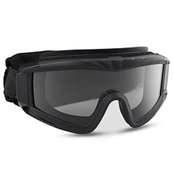 xaegistac Airsoft Goggles Tactical Safety Goggles Anti Fog Glasses Hunting Cycling