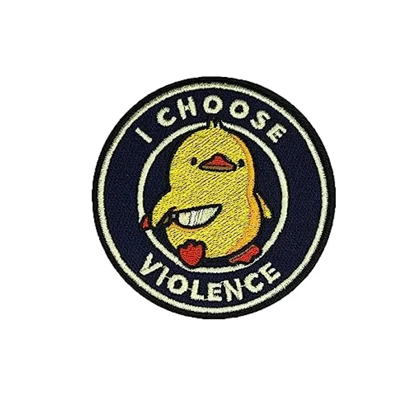 I Choose Violence, Morale Patch, Meme Patch, Morale Patch, Military Patch, Hook and Loop, Tactical Backpack, Murph, Veteran Owned