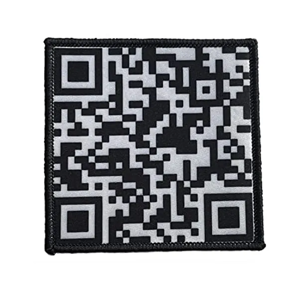 Rick Roll Morale Patch, Rectangular Meme Patches for Backpacks, Military Hook and Loop, Murph, Tactical Veteran Owned