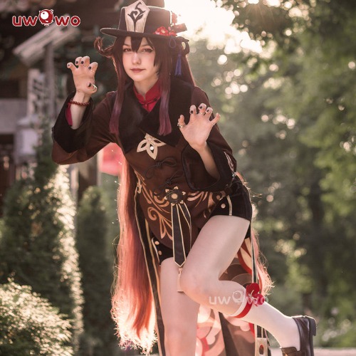 【In Stock】Uwowo Game Genshin Impact Cosplay Hu Tao Hutao Fragrance in Thaw Halloween Cosplay Costume