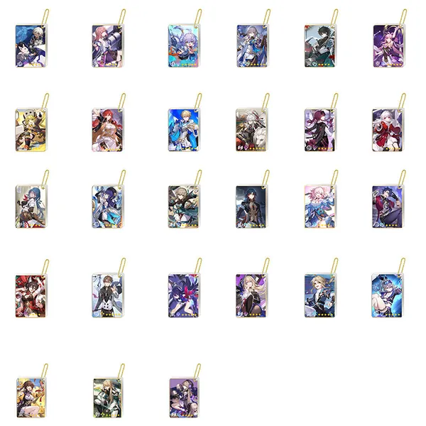 Honkai Star Rail Acrylic Charm Honkai Star Rail Keychains - Kafka