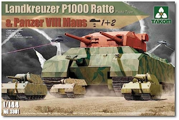 1/144 Land Kreuzer P1000 Rat Tank