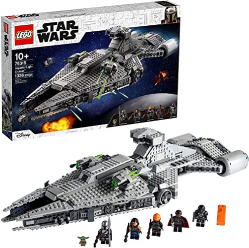 LEGO Star Wars: The Mandalorian Imperial Light Cruiser 75315 Awesome Toy Building Kit for Kids, Featuring 5 Minifigures; New 2021 (1,336 Pieces) - Standard Packaging