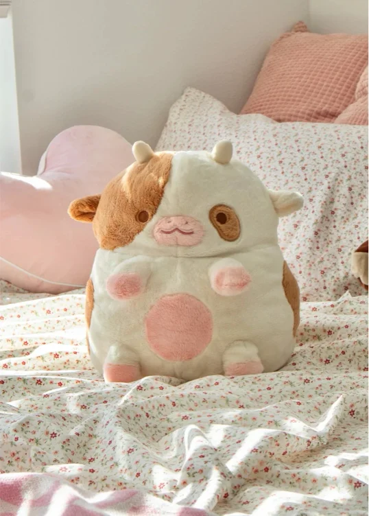 Chocolate Cow Heatable Plush