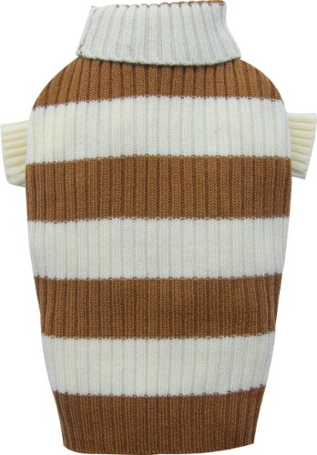 Doggydolly W052 Pull à Rayure pour Chien Rose/Blanc