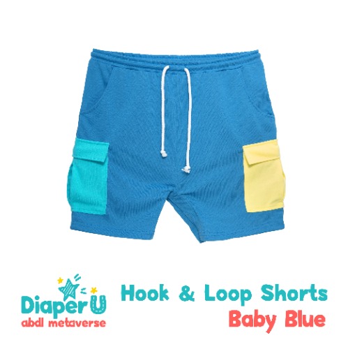 Hook & Loop Shorts - Baby Blue (Limited Edition) | M