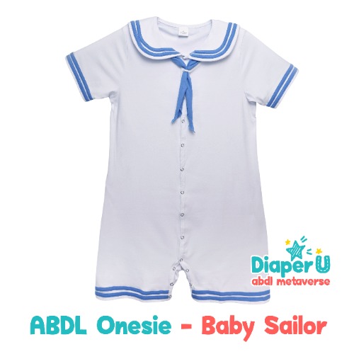 ABDL Onesie - Baby Sailor | S