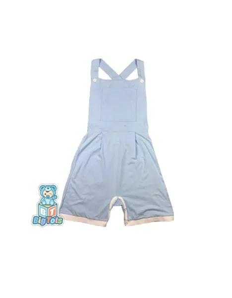 Adult baby ABDL  Baby Blue Print Shortalls