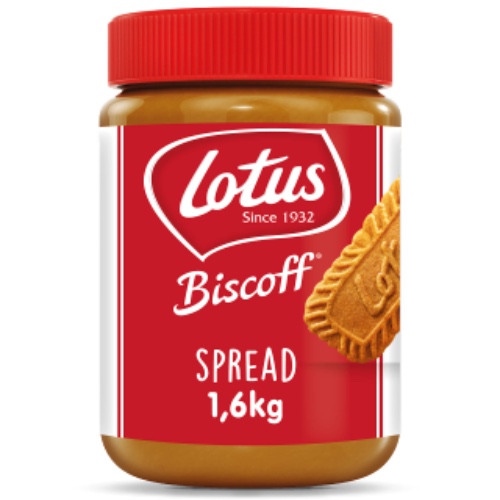 Lotus Biscoff Smooth Spread, Bulk Jar, 1.6 kg