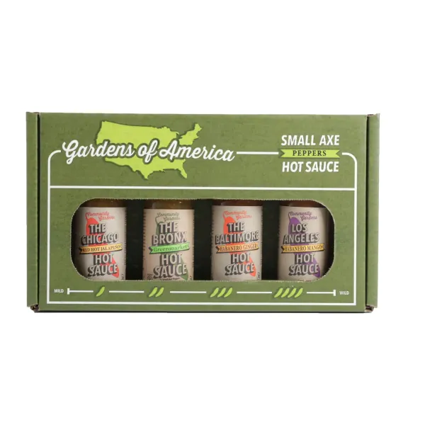 Gardens of America Hot Sauce Gift Set 4-pack