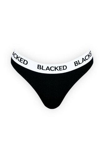 Blacked Thong Panty