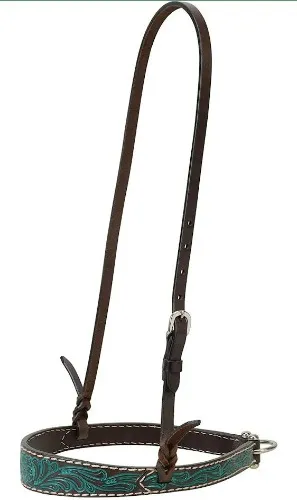 Amazon.com: Turquoise Cross Carved Turquoise Flower Tapered Noseband , Dark Oil 45-0223 : Clothing, Shoes & Jewelry