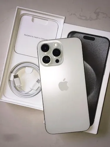 Apple iPhone 15 Pro 512GB White Titanium Unlocked