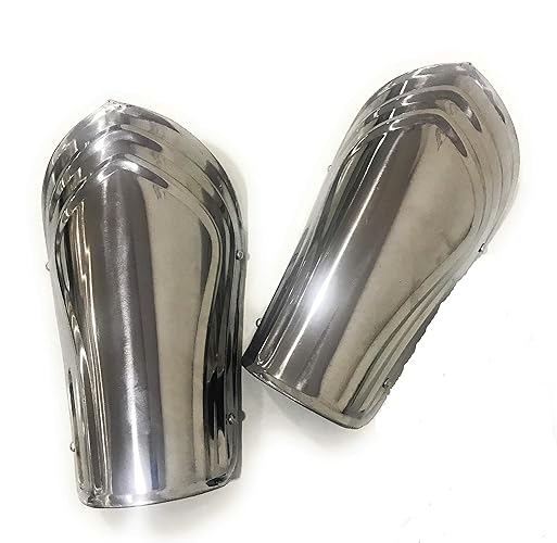 Nautical-Mart Female Arm Armour Bracers Fantasy Elf Elven Costume Steel Arm Guard Armor LARP Clothing, Metal bracers, Medieval Warrior, LARP Costume, Renaissance
