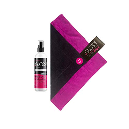 beGLOSS Perfect Shine Premium Spray + Wipe - Latex Polish - Ultimate high Gloss Shine - The Lubricant for The Polish & Care of Rubber & Latex Garments.