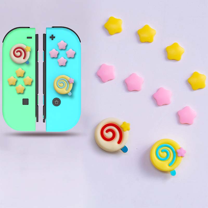 Cute Stars Switch Button Caps for Switch - A
