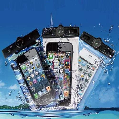 AQUA POUCH - Waterproof Pouch for your Smartphone and your Essentials - Green - Camouflage