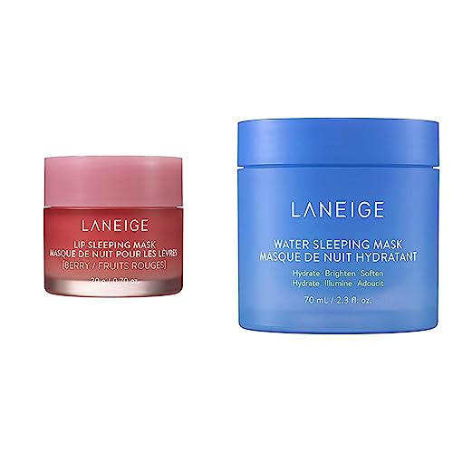 LANEIGE Lip Sleeping Mask: Nourish & Hydrate with Vitamin C, Antioxidants, 0.7 oz. - Lip Sleeping Mask Berry + Water Sleeping Mask