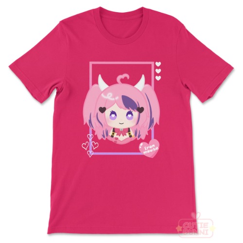 [Vshojo] Ironmouse T-Shirt (Neon Pink) - 2XL