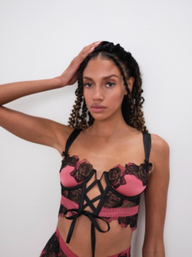 Ivy Bustier | L / Black
