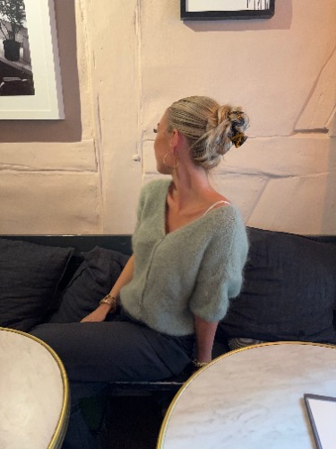 Annaly mohair cardigan - Sage grøn | XS/S