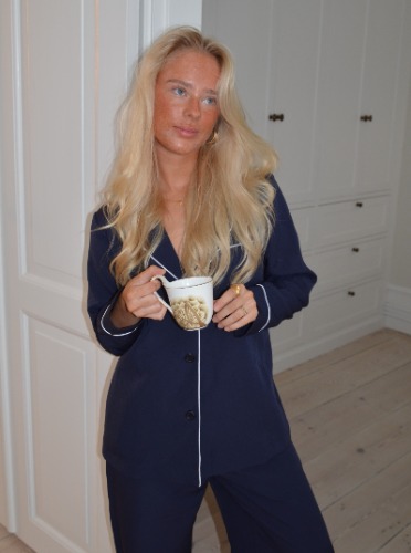 Aurelia pyjamasskjorte - Navy | XS/S