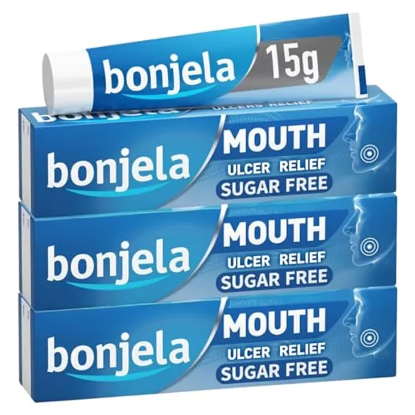 Bonjela Adult Sugar Free Gel, 15g - Pack of 3