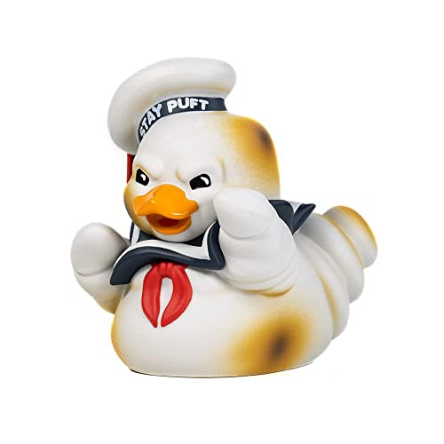 TUBBZ Ghostbusters Stay Puft Burnt Edition Marshmallow Scented Collectible Duck Vinyl Figure – Official Ghostbusters Merchandise – TV & Movies - Stay Puft (Burnt Edition)
