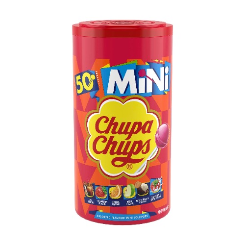 Chupa Chups Best of Mini Tube Small Lollipops, 50 Count - 50 Count (Pack of 1)