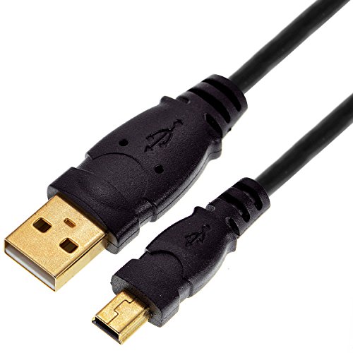 Mediabridge USB 2.0 - Mini-USB to USB Cable (8 Feet) - High-Speed A Male to Mini B with Gold-Plated Connectors - 8 Feet