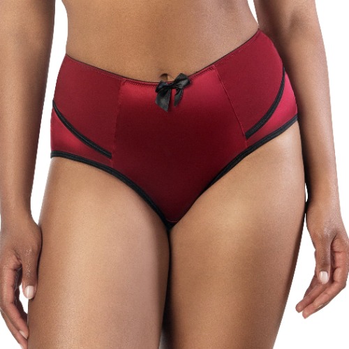 Charlotte High Waist Brief - Rio red - M
