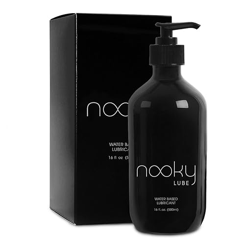Personal Lubricant. Nooky Lube Natural Water Based Lubes for Men and Women. 16 Ounce. Made in USA (16 Fl Oz (Pack of 1)) - 16 Fl Oz (Pack of 1)