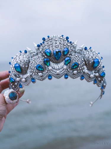 Shell Crown-SWEETV Mermaid Shop by Occasion | Sweetv