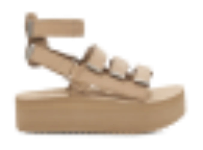 Women's Flatform Mevia Leather