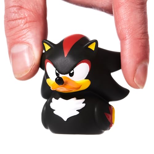 TUBBZ Mini Shadow Collectible Vinyl Rubber Duck Figure - Official Sonic The Hedgehog Merchandise - Kids TV, Movies & Video Games - Mini Shadow