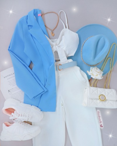 Crop top de copas tiras y nudo | S