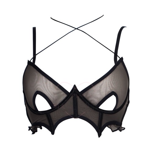 Bratty Devil Lingerie - Ironmouse - Black / Top / S/M