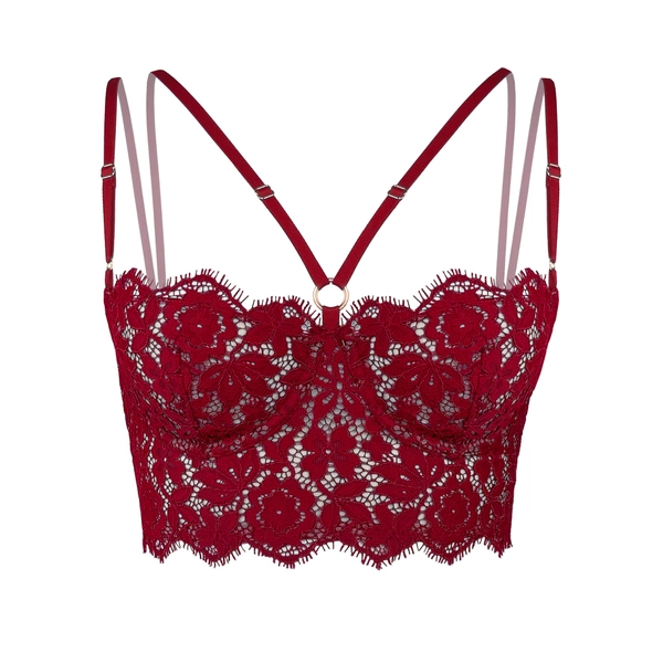 Frisson Bustier Bloodstone