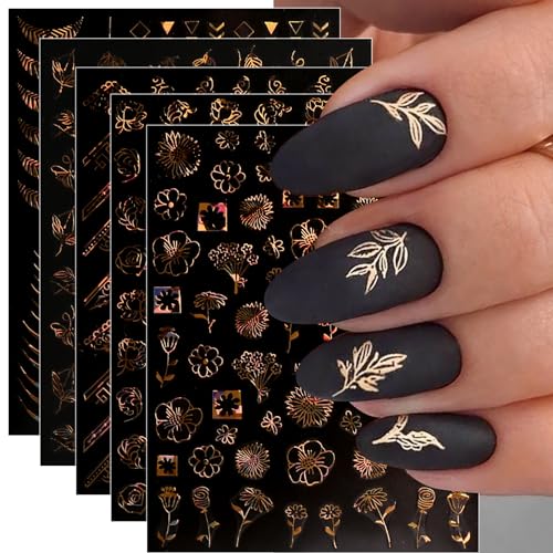 Spring Flower Nail Art Stickers